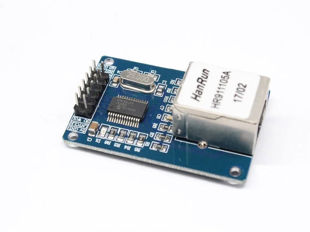 Мини ENC28J60 Ethernet LAN сетевой модуль для arduino 51 AVR SPI PIC STM32 LPC Ethernet MCU Плата развития вспомогательные модули