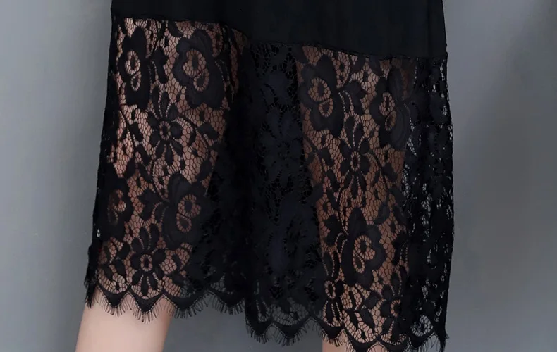 Women Slip Dress Plus Size XL-5XL Slim Summer large size modal cotton lace stitching bottoming long dress A-line petticoat woman Women Slip Dress Plus Size XL-5XL Slim Summer large size modal cotton lace stitching bottoming long dress A-line petticoat woman