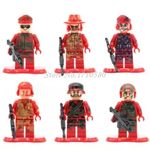 Single Sale Ghostbusters City Police SWAT Team Army Soldier Military Air Weapons Helicopter Guns Legoingly Building