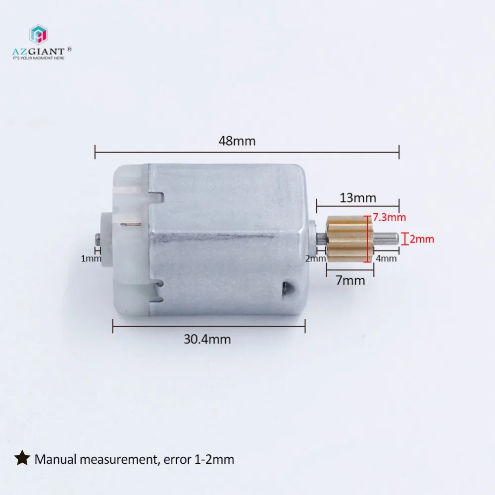 9 зубьев (диаметр 7,3 мм * Высота 7 мм) 280 Микро Мини Мотор 12 В Угольная щетка для автомобильных дверных карт двигатель приводного замка