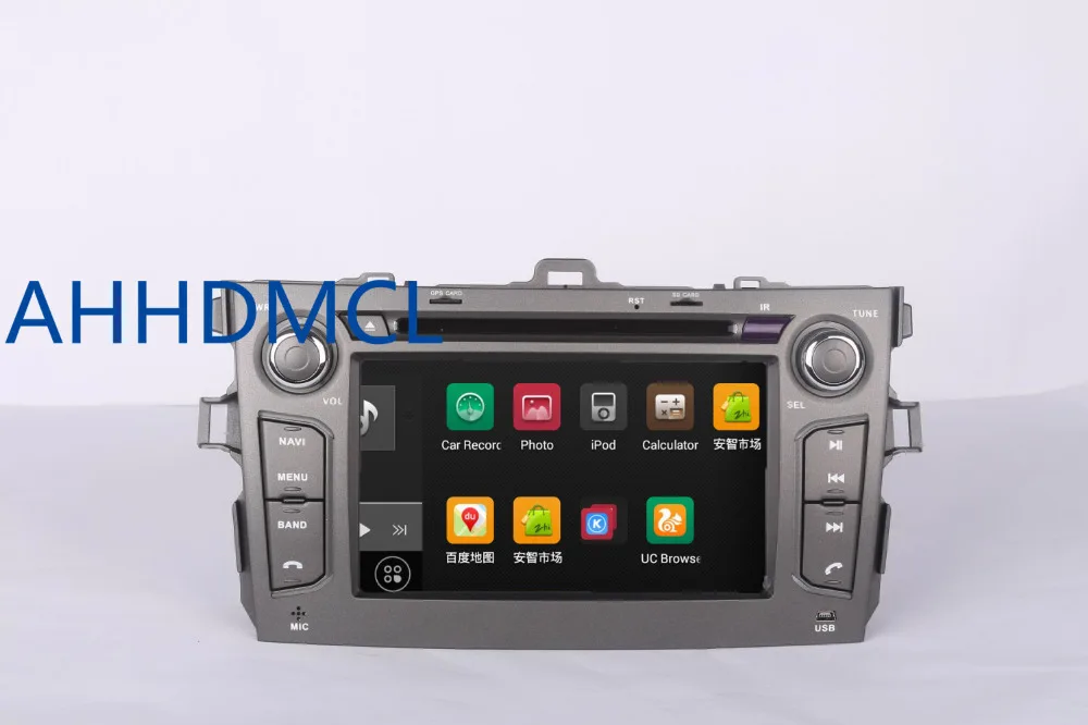 Discount Car Multimedia Player Stereo Radio Audio DVD Android 9.0 OS GPS Navigation For Toyota Corolla 2006 2007 2008 2009 2010 2011 5