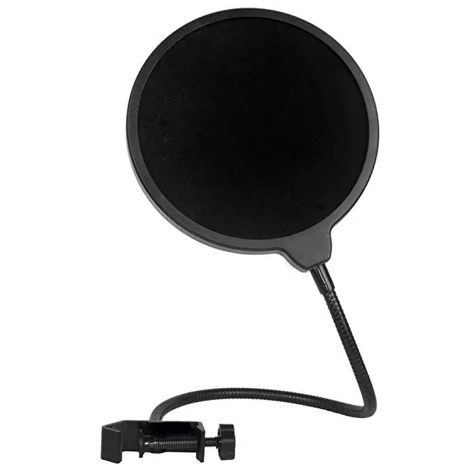 

Ostart 360 Degree Double Layer Studio Microphone Mic Wind Screen Pop Filter For Speaking Recording