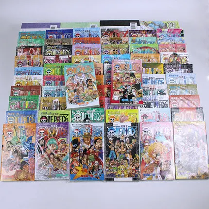 91 книг ONE PIECE Vol.1 японский графический роман манга комикс 82 книги все наборы