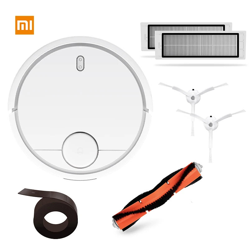 Xiaomi Mi робот-пылесос, умный, планируемый, тип аспиратора, wifi, приложение, управление, автоматическая зарядка для дома - Цвет: white add prats 2