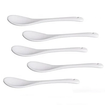 

Hot Sale Set of 5 Ceramic Spoon Teaspoon Spoon Jam Honey