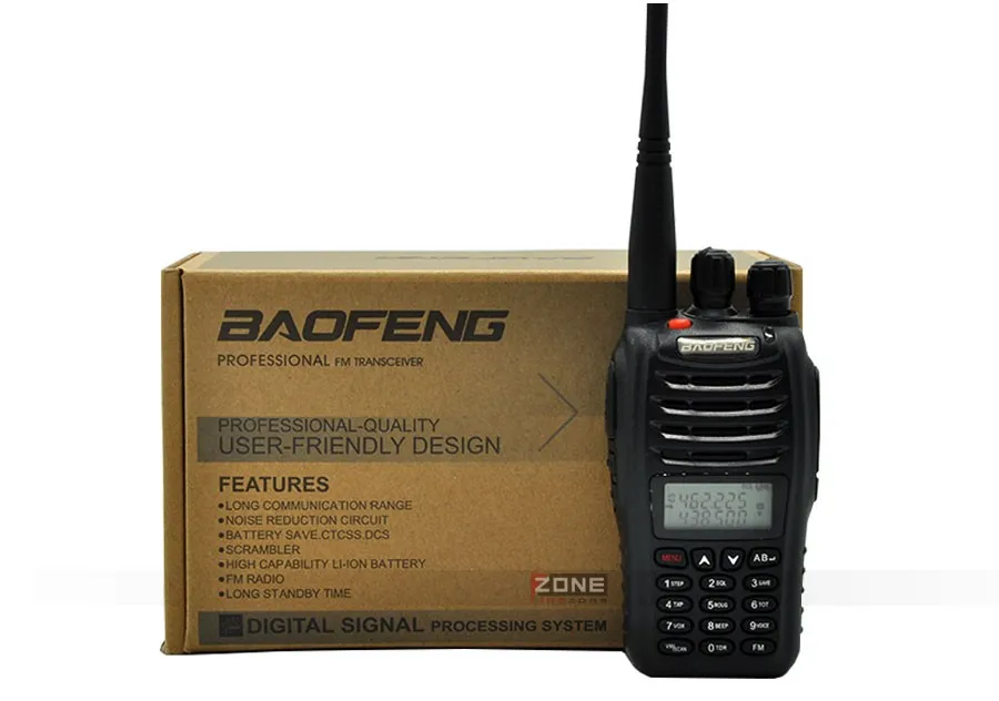 2 шт. Baofeng UV-B5 портативная рация Профессиональный FM приемопередатчик UHV VHF двухдиапазонный двойной дисплей VOX двухстороннее радио