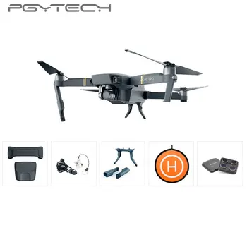 

PGYTECH 5 PCS Set Landing Pad 4pc Lens Filter Remote Controller Clasp Landing Gear Leg Propeller Motor Hood for DJI Mavic Pro