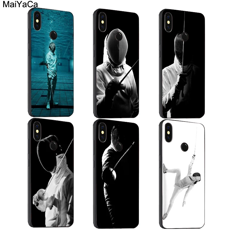 

MaiYaCa Fencing Sport Case For Xiaomi Redmi S2 6 6A 6pro 4X Note 5 Pro 5A 7 Mi 8 9 6X A2 Mix 2s Max 2 3 F1