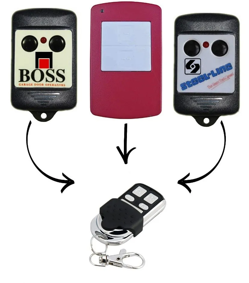 

10pcs Boss/Steel-Line BHT1/BHT2 Garage/Gate Remote Control 310MHz opener