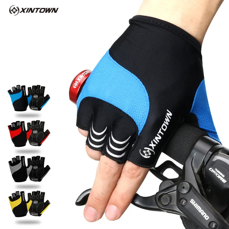 Buy XINTOWN Cycling Gloves Half Finger Breathable Luvas Para Guantes Ciclismo