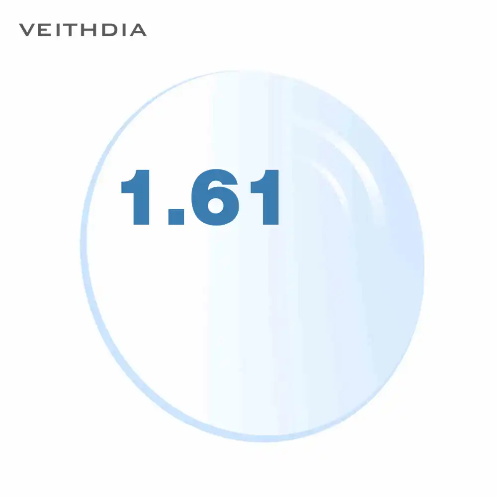 Линзы против усталости 1.61. Линзы с защитой от ультрафиолетового излучения для людей с близорукостью/дальнозоркостью 1.61. Асферические линзы. - изображение