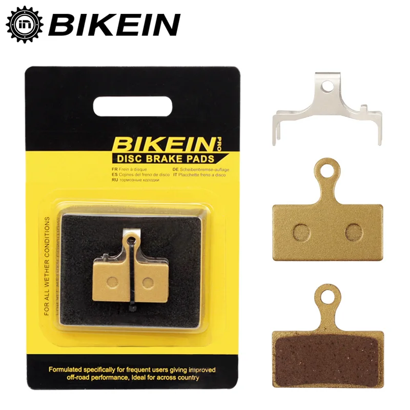 BIKEIN, наборами по 2 пары MTB велосипед металлик гидравлические дисковые Тормозные колодки для Shimano M988 M985 XT/защитный чехол для мобильного телефона M785/SLX M675/Deore M615/Alfine S700