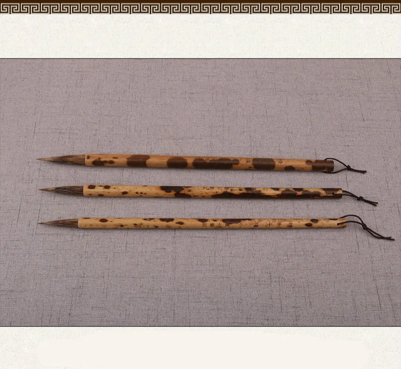 Pincel de Caligrafia Pássaro da Flor da Pintura da Escova Chinês Tradicional Caneta Conjunto Pedra Texugo Pincel Escrita Roteiro Regular Paisagem 8 Pedra Texugo Pincel Escrita Roteiro Regular Paisagem