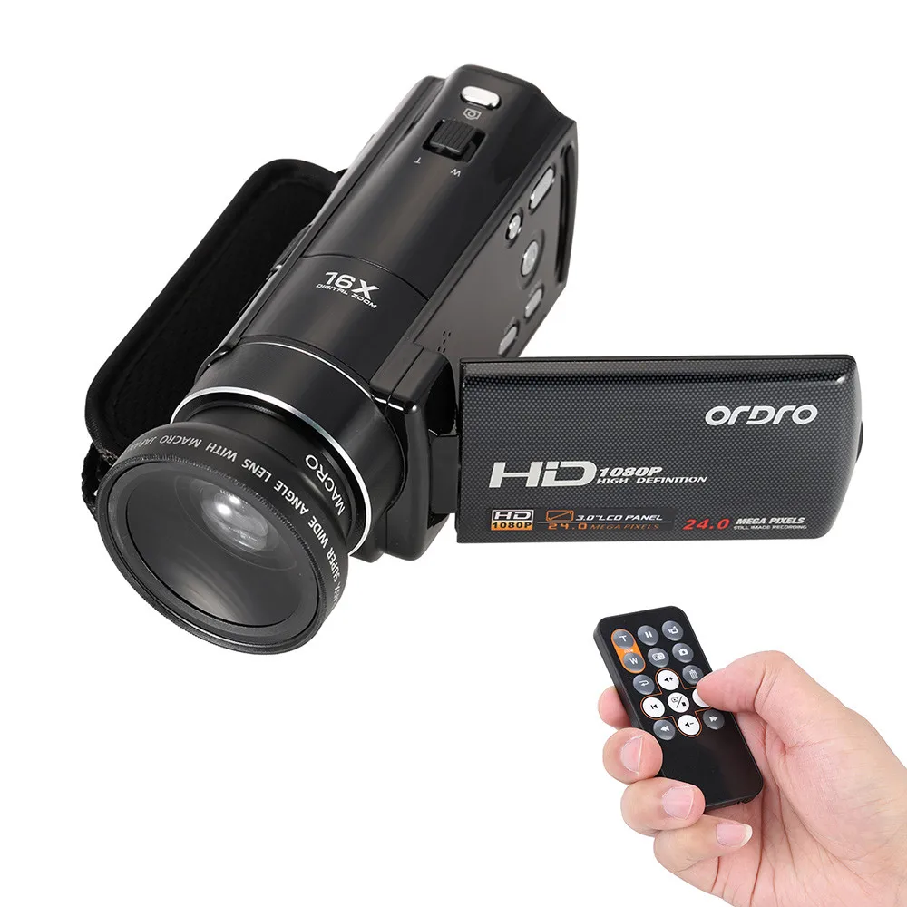 DHL Free Ship Cheap HDV-V7 Video Camcorder 24Mp Resolution 1920x1080P Full HD 3\