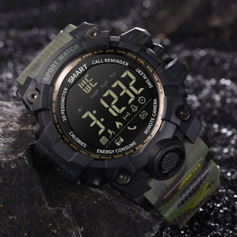 

Men Bluetooth Smart Watch Sports Digital Led Wrist Watch Fitness Stopwatch Smart Watch With Pedometer Running Outdoor Smartwatc