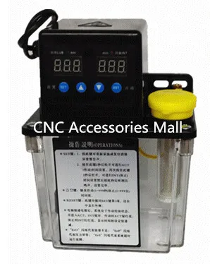 

1L Automatic Lubrication pump 24V auto pause Digital electronic Timer Oil Pump For CNC router