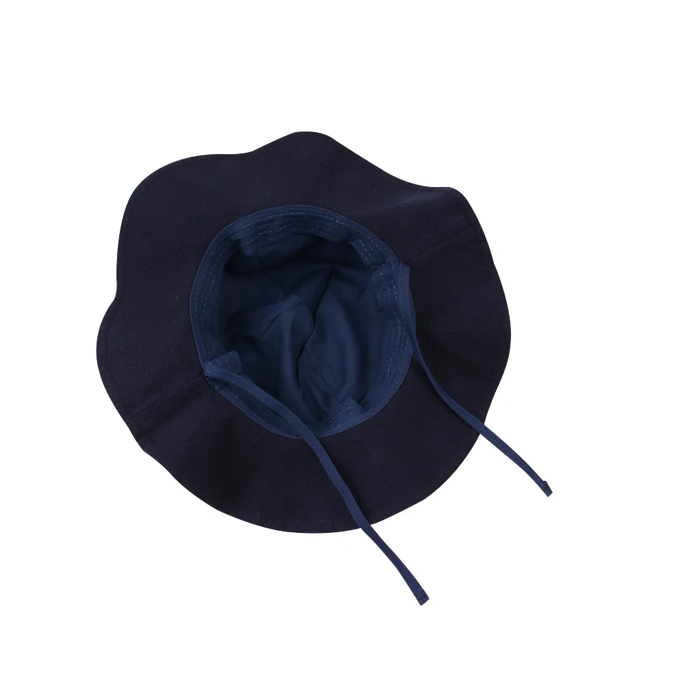 Fashion Panama Baby Girls Hat Cotton Sun Hat For Girls Lace-Up Wild Brim Beach Cap Bucket Hat Spring Summer Baby Girls Clothing (13)