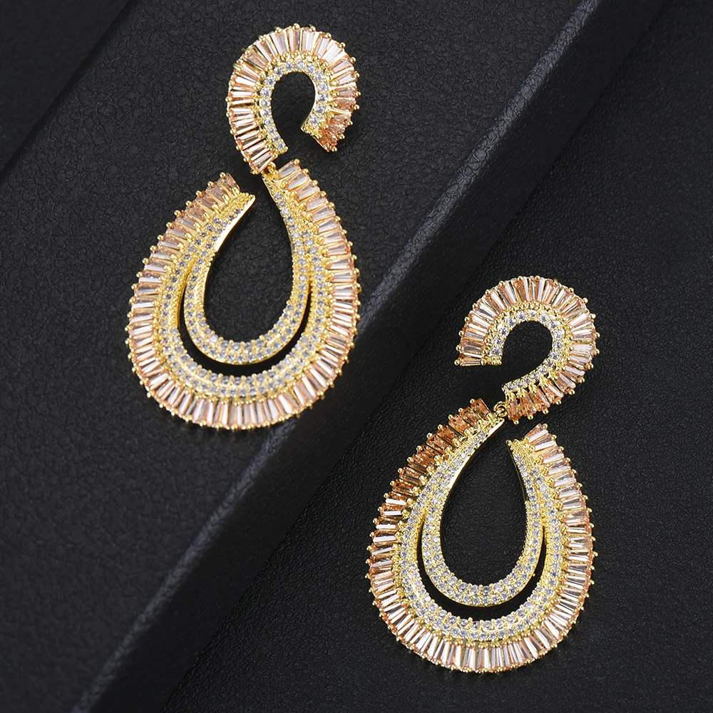 Женские серьги подвески missvikki boucle d'oreille блестящий кулон с фианитом ювелирные