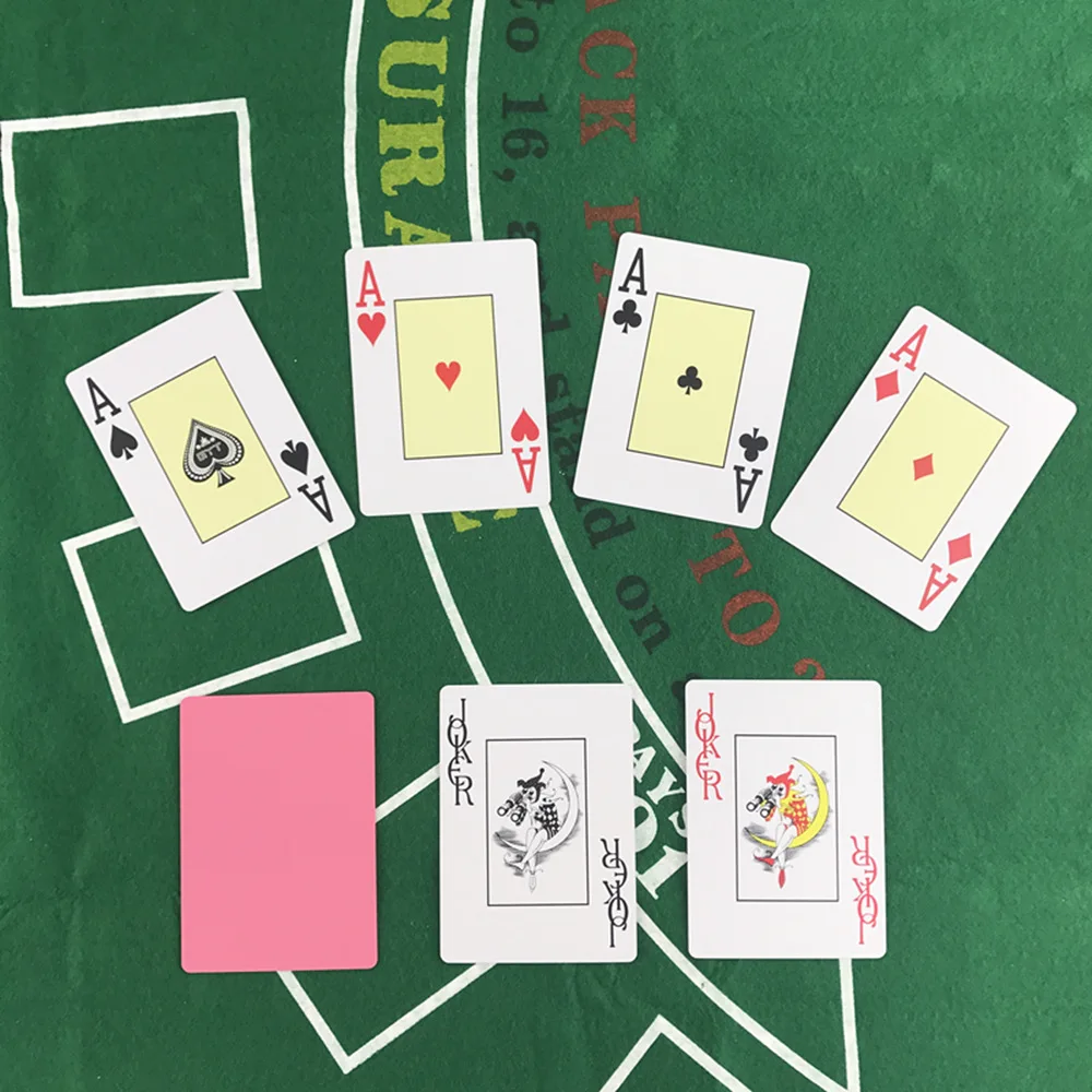 2 компл./лот классический покер карты Техасский Холдем карты Пластик игральные карты матовая поверхность Водонепроницаемый Мороз покер настольные игры Yernea