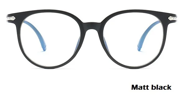 Модные женские очки, оправа для мужчин, оправа для очков, винтажные круглые прозрачные линзы, очки, оптическая оправа для очков - Цвет оправы: QE24-3