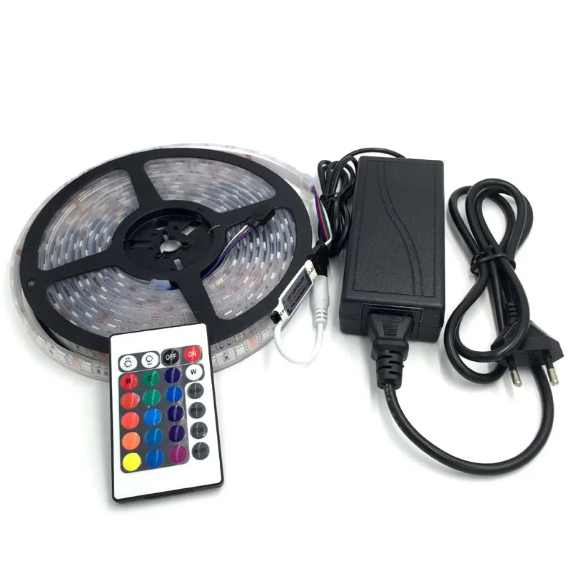 5M 5050 RGB праздничные светодиодные лампы Светодиодные ленты задние габаритные огни