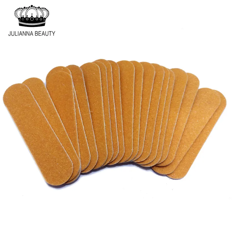 

100Pcs Colorful Mini Salon Board Nail Files Polishing Buffing Sandpaper Manicure Nail Tools Disposable Cuticle Remover Buffer