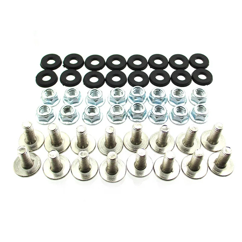 ATV Quad Plastic Fender Bolt Washer Nut Screw Kit For 50cc 70cc 90cc 110cc 125cc