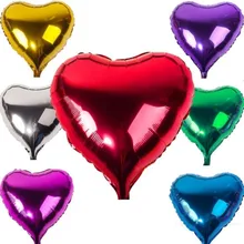 

50pcs 10 inch heart foil balloons birthday party decorations kids wedding decoration inflatable toys air balloon party supplies
