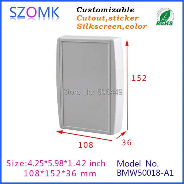 

1 piece abs material junction box electronics wall mounting enclosures diy junction cabinet 108x152x36mm