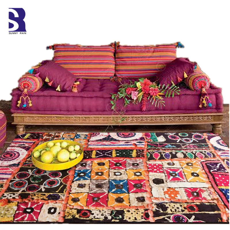 SunnyRain 1 шт короткий плюшевый богемский ковер для гостиной коврик на кухню ковер для спальни