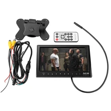 7 Дюймов Автомобиль MP5 Плеер для Видео Монитор Поддержка FM передатчик SD USB MMC Flash встроенный Динамик с Заднего Вида CCD Камера