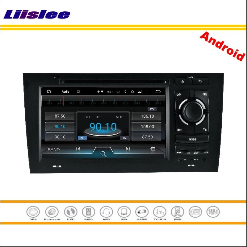 Liislee автомобильный Android мультимедиа для Audi A6 S6 RS6 1997~ 2004 стерео радио BT tv Wifi CD DVD плеер gps карта NAVI навигационная система