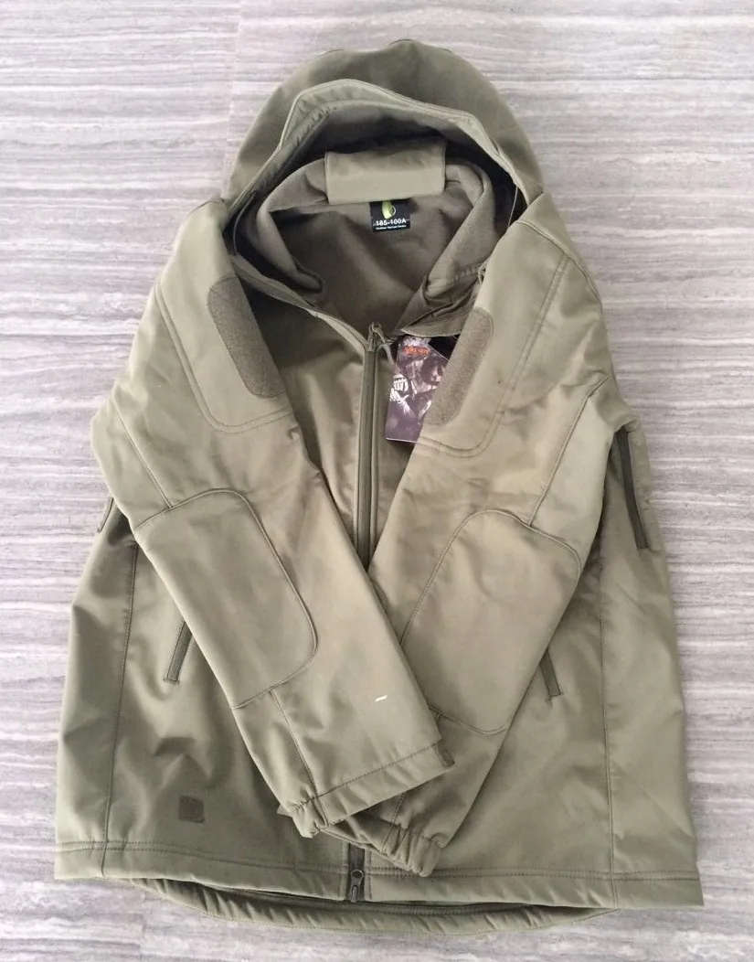 Army-Style Hooded Jacket - Grey Tactical Anorak For Outdoor & Military Look 6 thumbnail image
