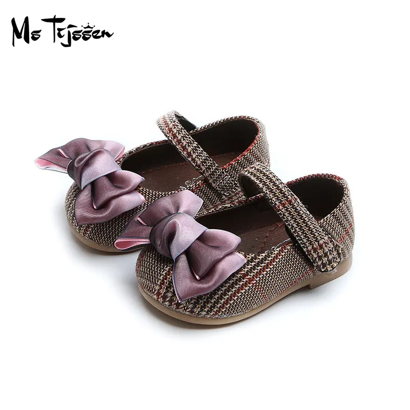 

Baby Girls Bow Mary Jane Toddler First Walkers MT090