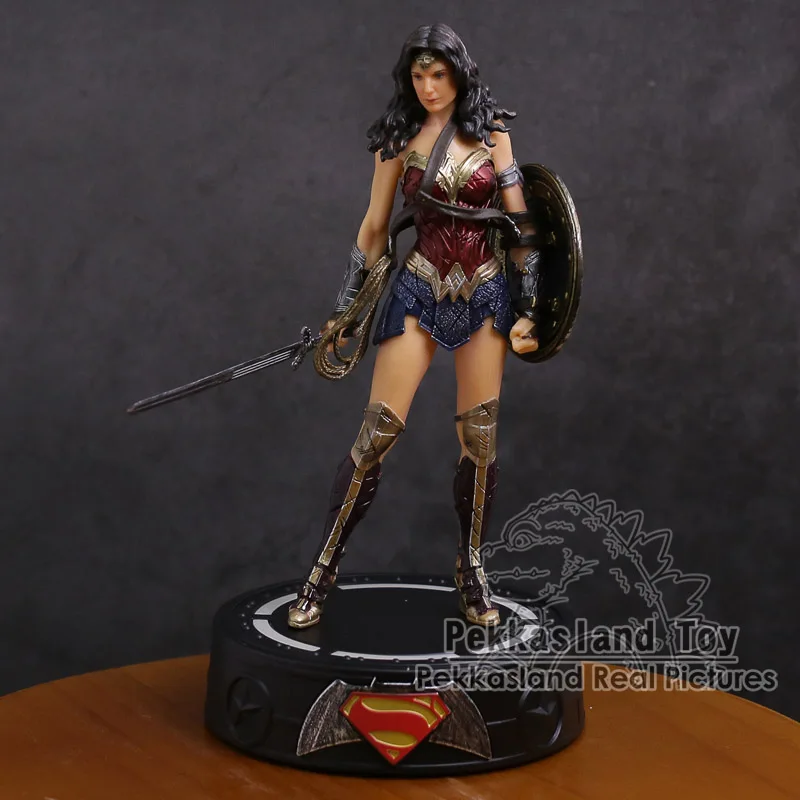 DC COMICS Super Hero Batman / Wonder Woman / Superman Statue with LED Light PVC Figure Collectible 
