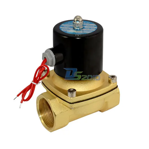 

Solenoid Valve NPT1.5" DC12V Direct Water Air Oil Gas Normally Closed Electric