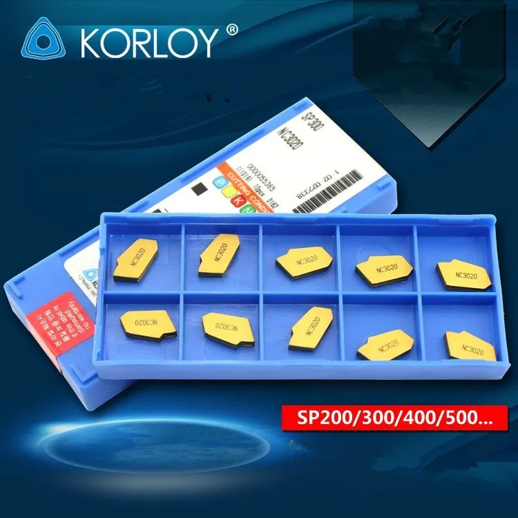 KORLOY CNC carbide turning inserts SP300 NC3030 Grooving knife turning