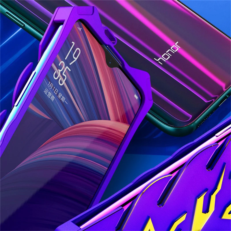Чехол для Huawei Honor 8X роскошный новый сверхпрочный металлический алюминиевый чехол