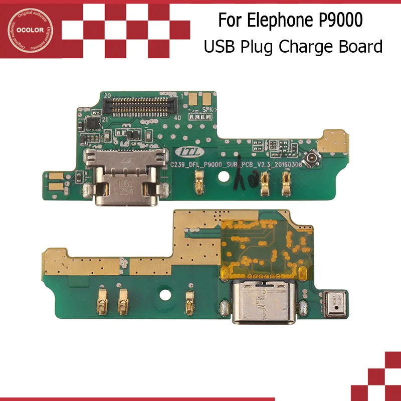 Плата зарядная ocolor для Elephone P9000 USB плата Замена модуля MTK6755 восемь ядер|usb plug board|plug