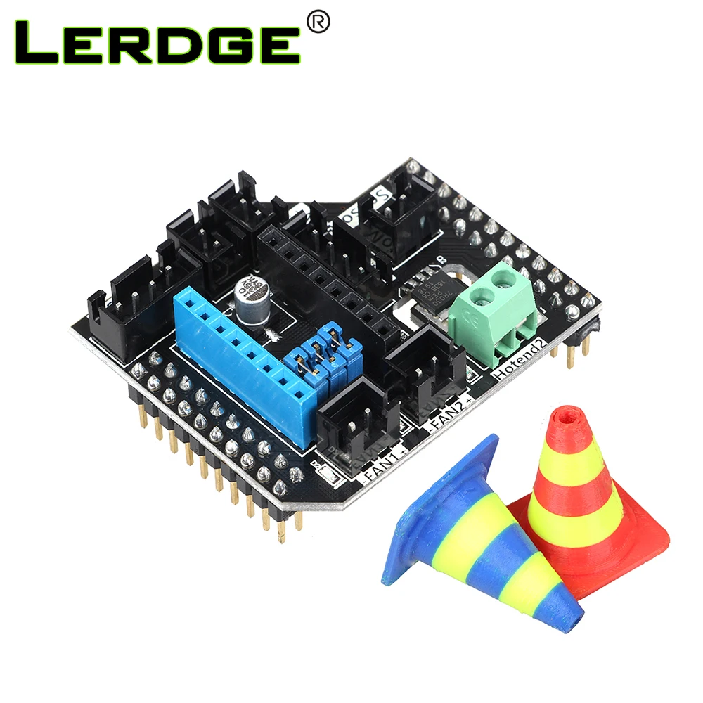 

3D Printer Parts LERDGE-S Board Dual Extruder Module Double Extrusion Printhead Expansion Module 2 in1Out 2 in2 Out Module