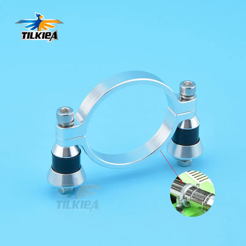 

Rc Boat 45mm Exhaust Mounting Bracket with rubber mounts for Rc Gas Nitro Boat