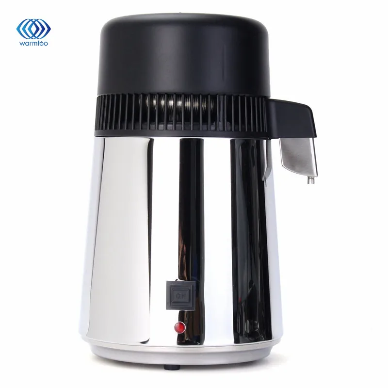 

4L Capacity 750W Pure Water Distiller Purifier 304 Stainless Steel Container Filter Distilled Water Device 220V