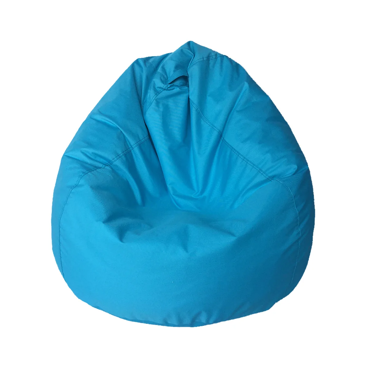 Ленивый BeanBag диваны водонепроницаемый чучело для хранения игрушек Bean мешок сплошной цвет крышка стула Beanbag диваны без подкладки - Цвет: Синий