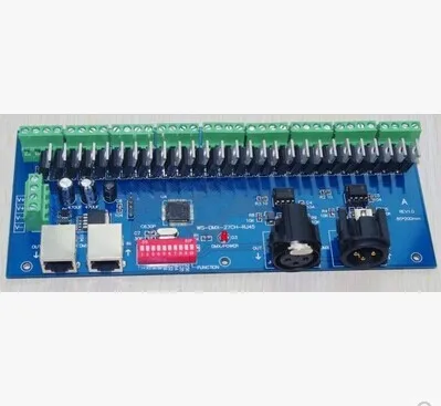 ФОТО Wholesale 1pc  27 channel Easy DMX RGB LED controller with RJ-45 Network Interface adapter;27channel DMX512 decoder& driver,New