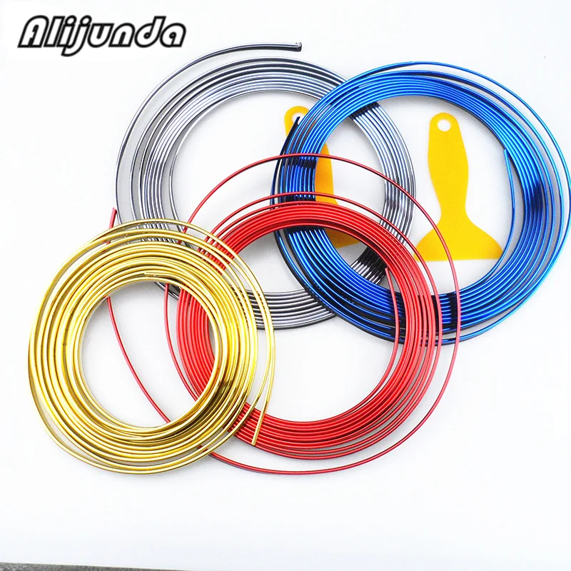 

Alijunda The new 5M car interior decoration decals decorative line for Suzuki SX4 SWIFT Alto Liane Grand Vitara Jimny