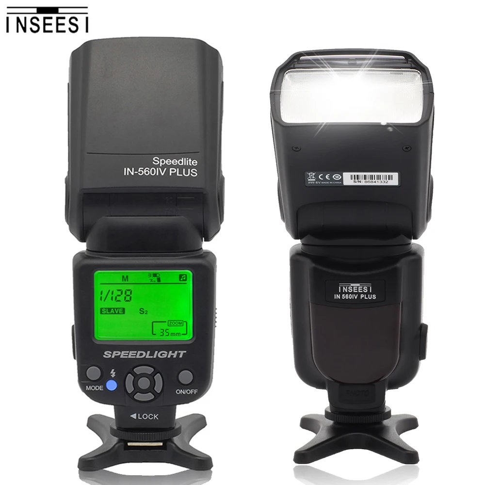 Беспроводная вспышка INSEESI IN 560IV PLUS для Canon Nikon Olympus Pentax DSLR|flashlight for nikon|flash speedlitecamera
