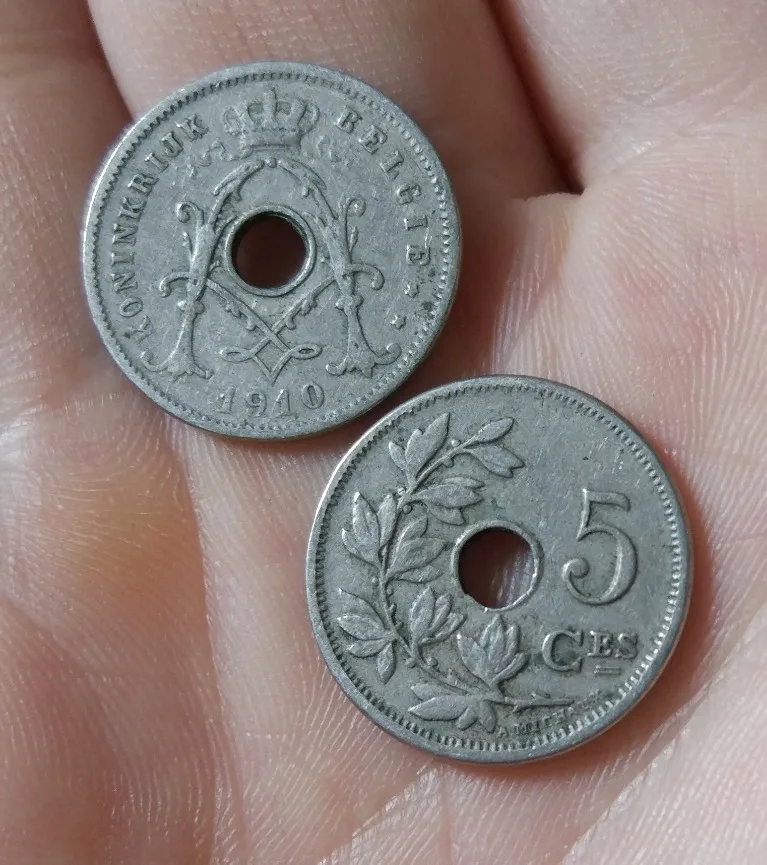 belgium-5-cents-coin-old-edition-19mm-eu-europe-100-real-and-origingal
