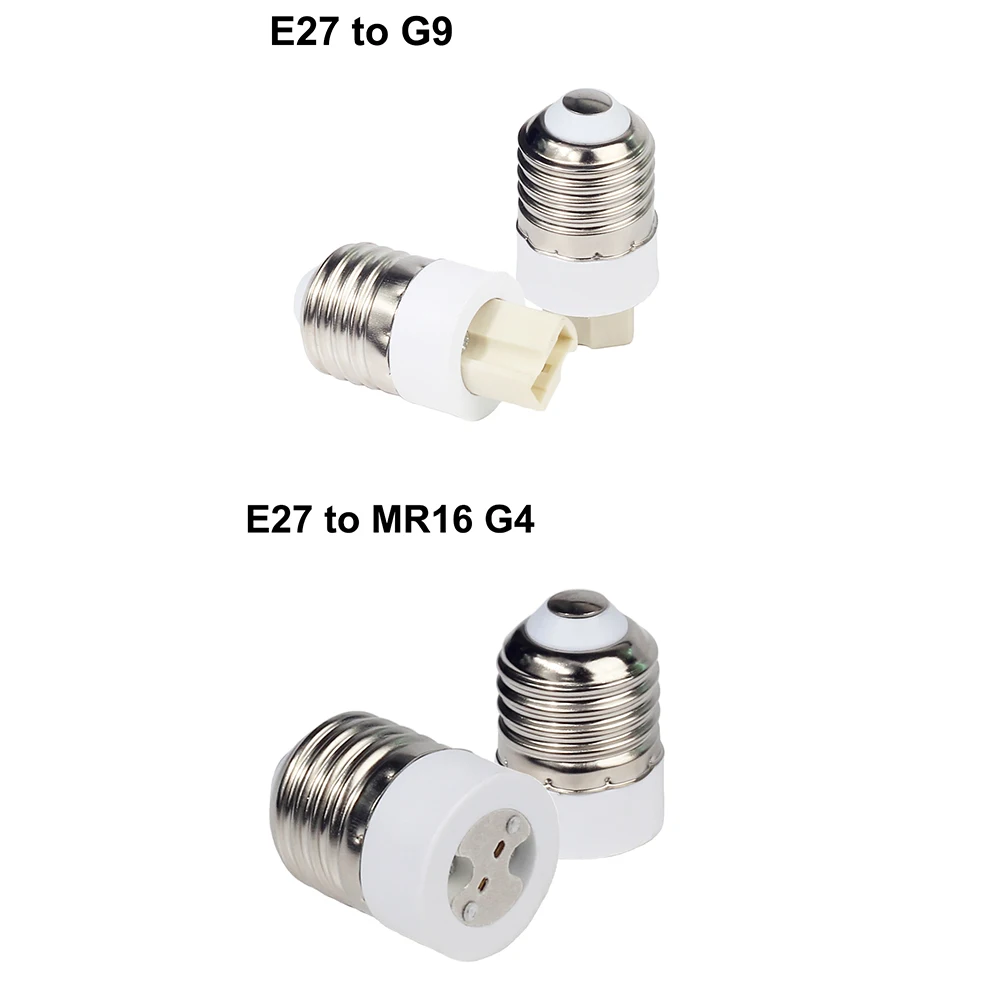 1 шт. Цоколь для светодиодной лампы E27 E14 G9 E12 B22 G4 MR16 GU10 E40|adapter for led|adapter gu10 mr16adapter e14 to