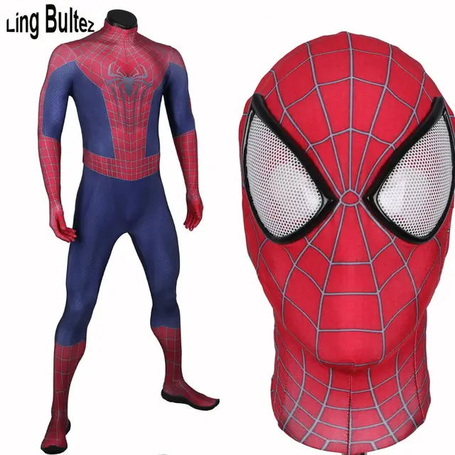 Aliexpress.com : Buy Ling Bultez 3D Print Amazing Spiderman Costume ...