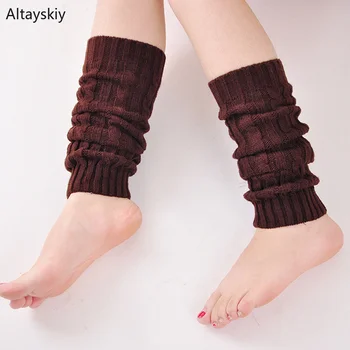 

Leg Warmers Women Striped Solid Simple Warm High Quality and Elasticity Womens 2020 All-match Slim Comfortable Chic Trendy Fit
